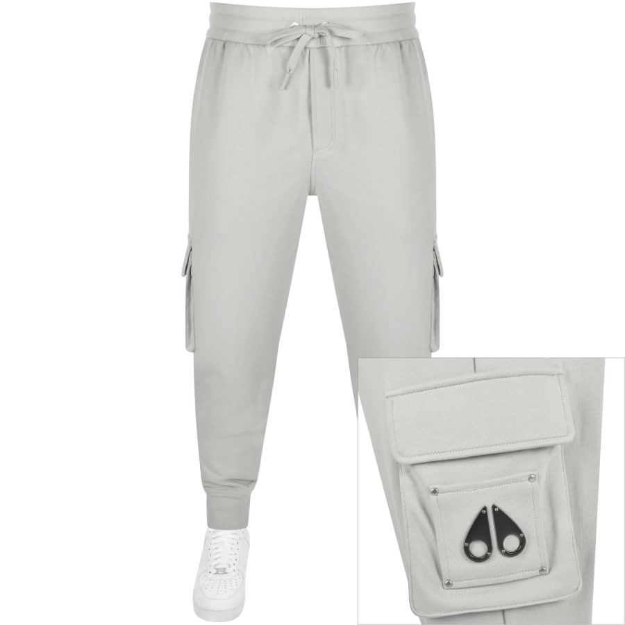 Moose Knuckles Hartsfield Cargo Joggers Grey Mainline Menswear